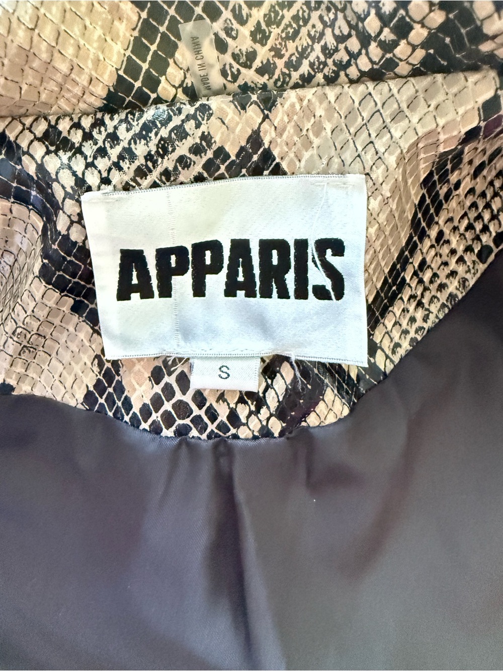 Apparis Zahra Python Jacket - Picture 9 of 11